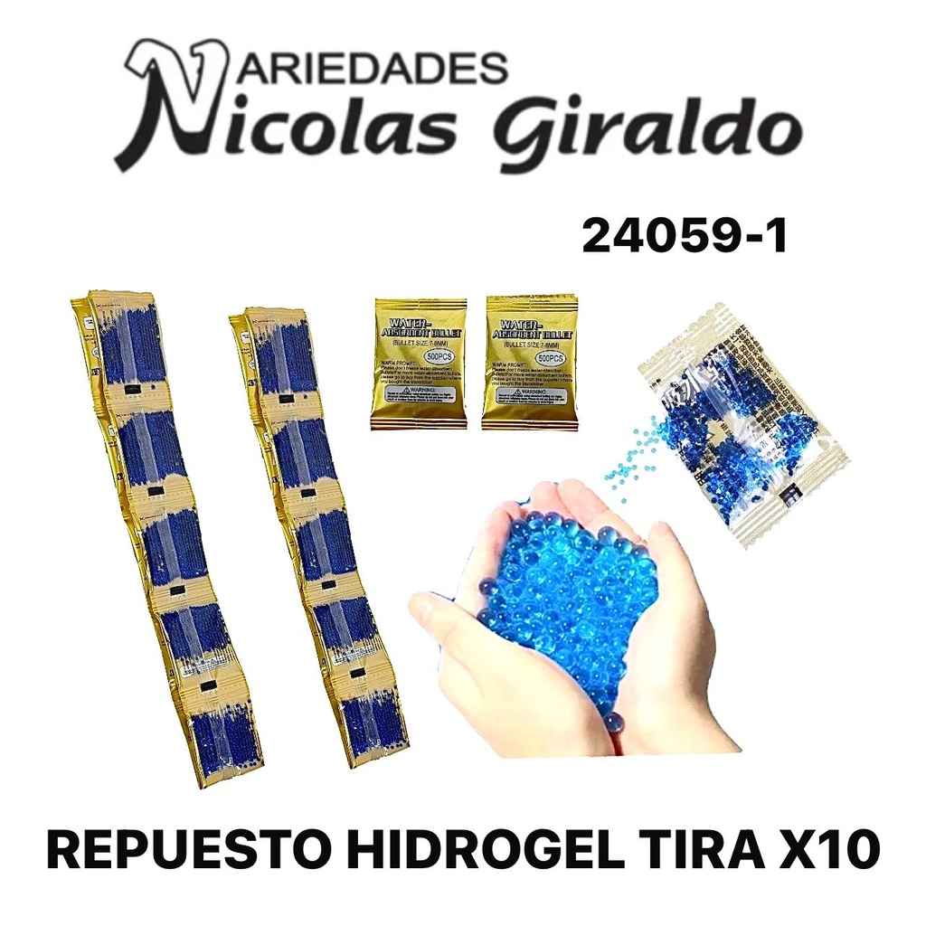 @Repuesto hidrogel tira X10