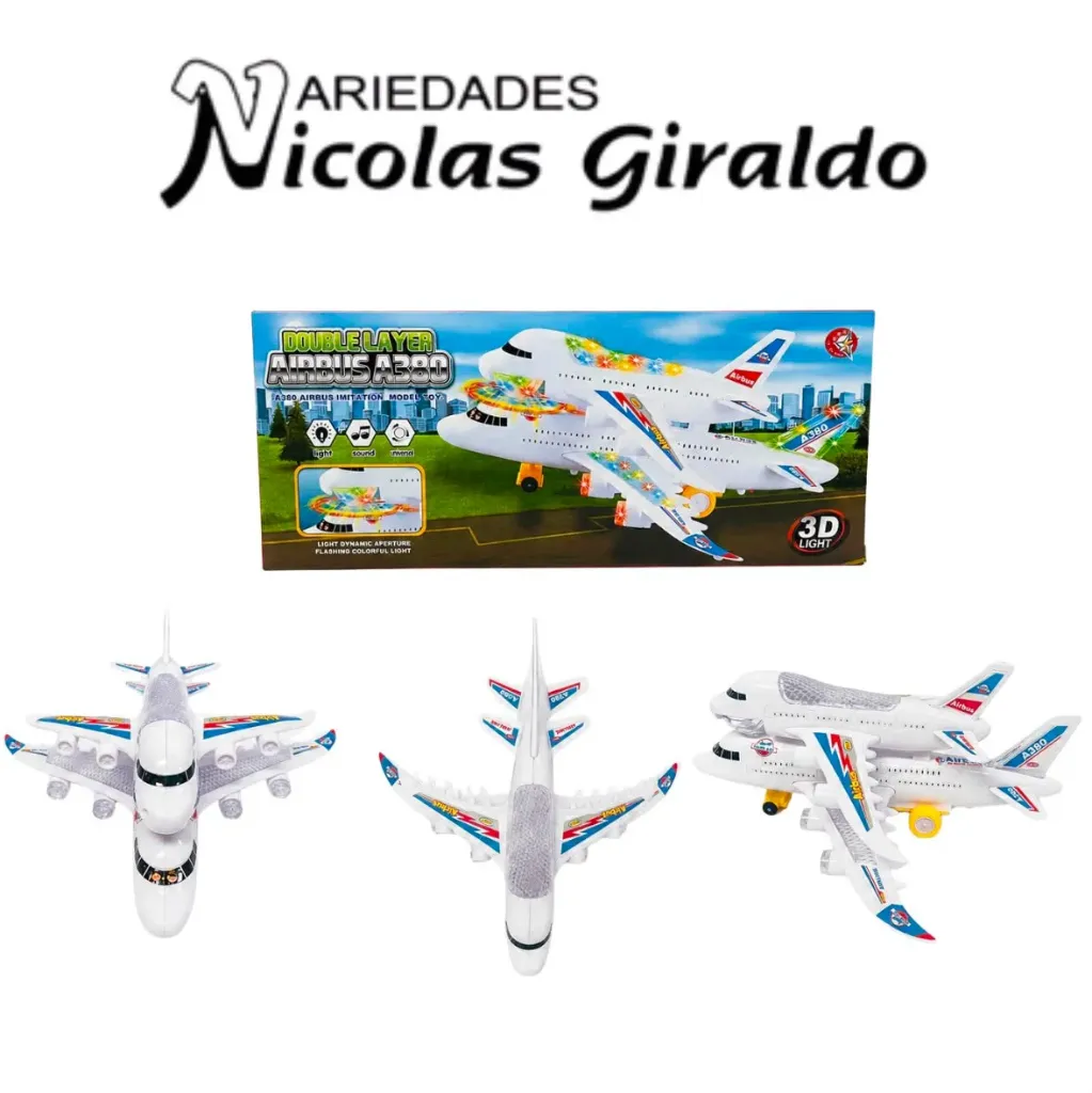 Avion pila caja grande