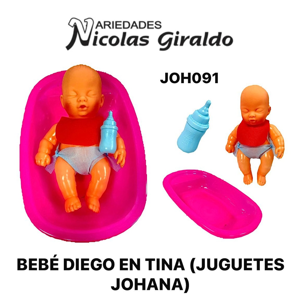 Bebe diego tina (juguetes johana)