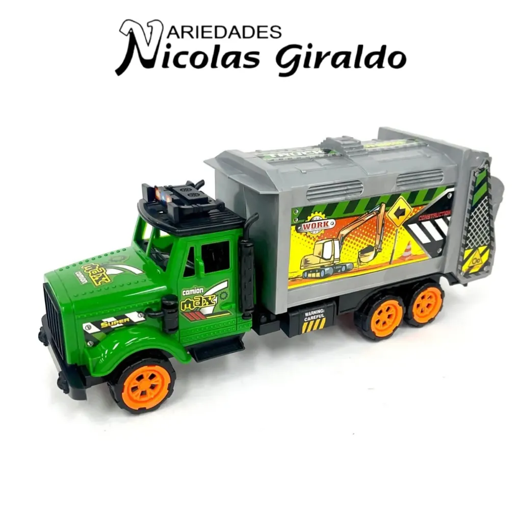 Carro camion basurero grande (6006E)