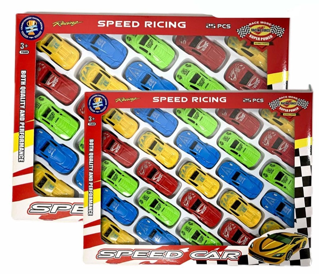Carro coleccion plastico x25