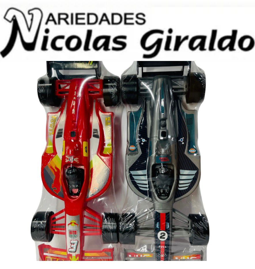 Carro formula plastico color grande