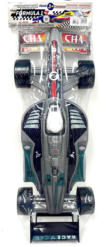 Carro formula plastico color grande