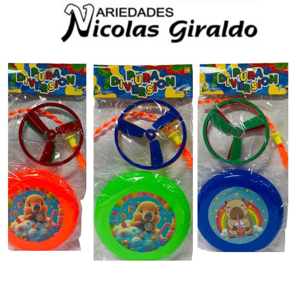 Frisby mas helice proyecciones