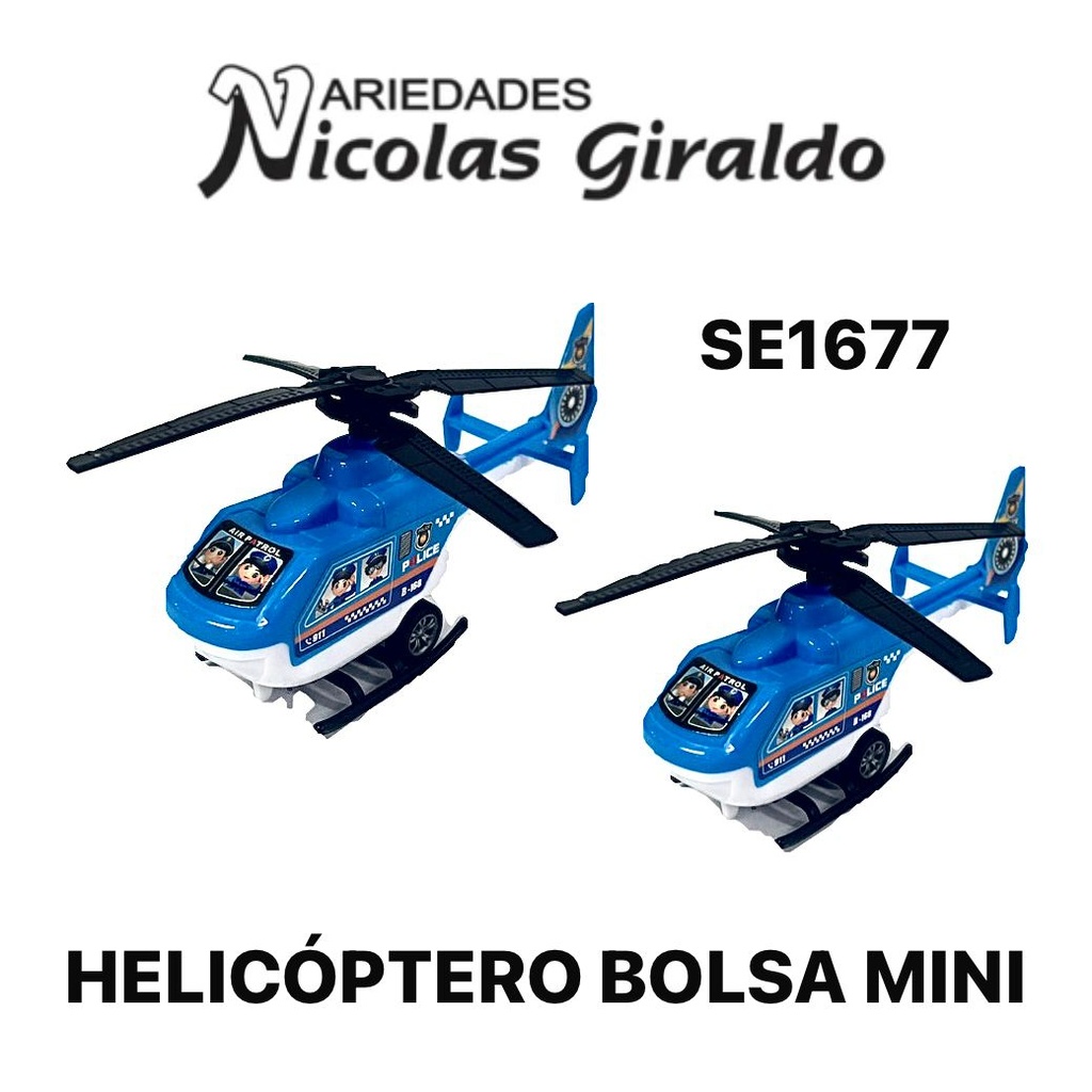 Helicoptero bolsa mini 