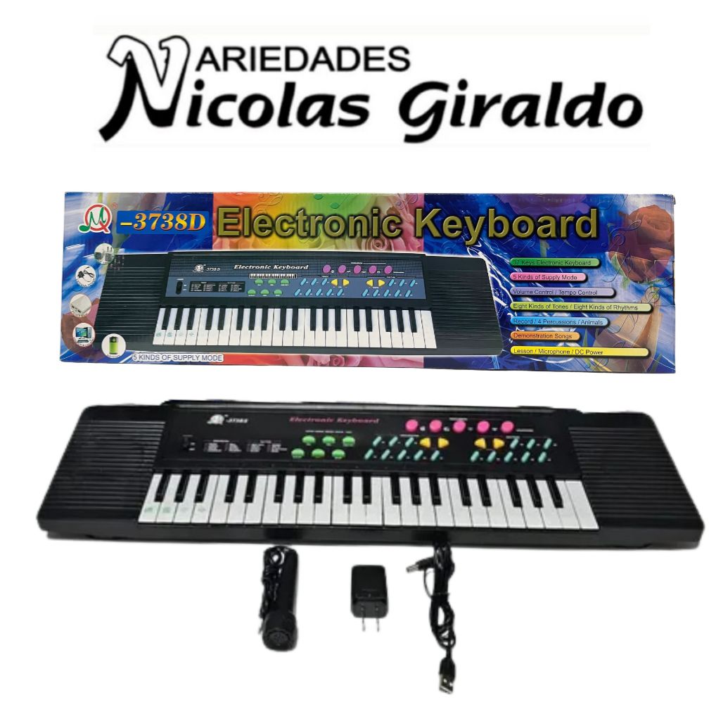 Organeta pilas con microfono grande