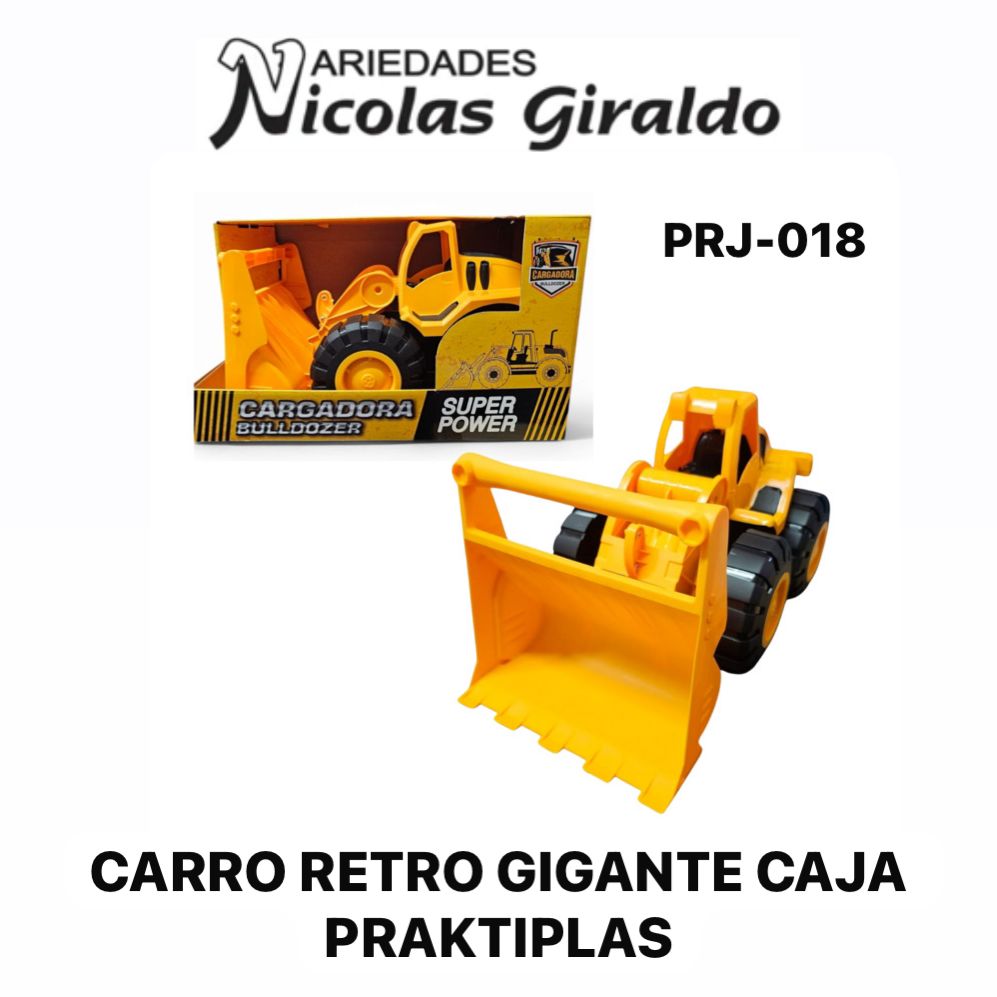 Carro Retro gigante caja praktiplas