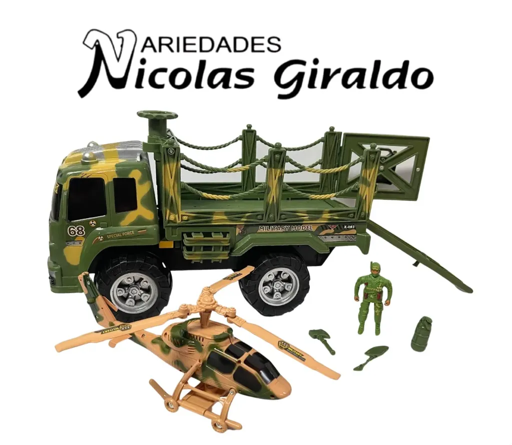 Set militar con accesorios