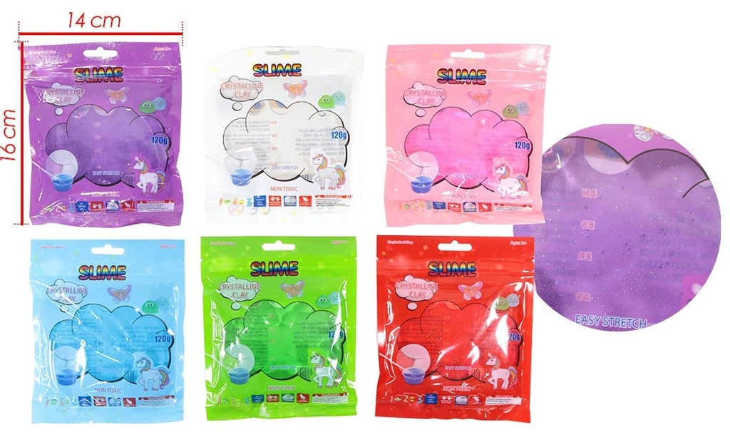 Slime bolsa 120g PQT X12