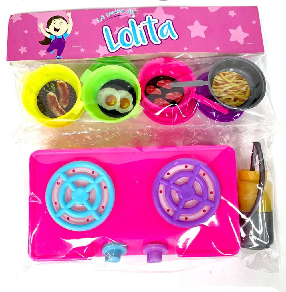 Vajilla lolita estufa