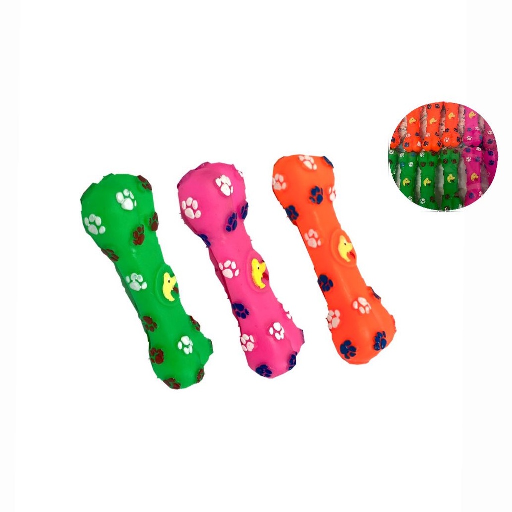 [SE7932] Juguete chillon mascota hueso 