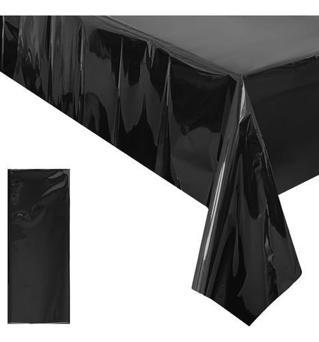 Mantel fiesta brillante negro 