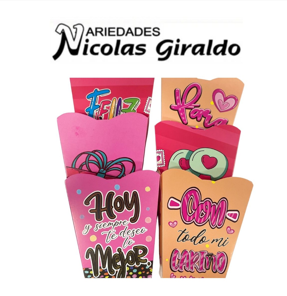 Base ancheta cariñito piramide mediana x6 unidades