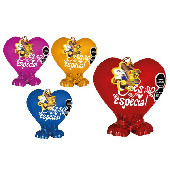 [E86-CH] Chocolate adro corazon personaje x45gr