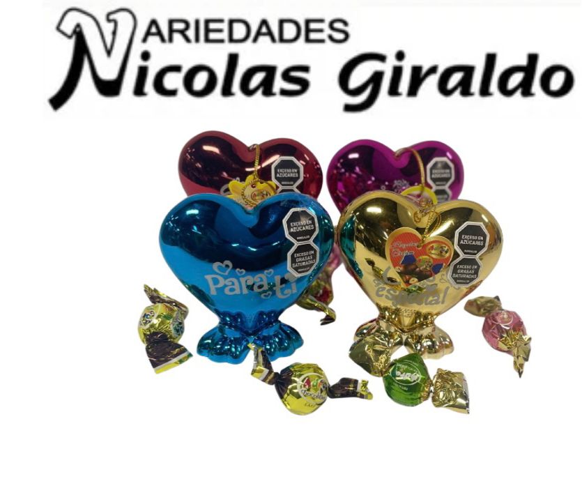 Chocolate adro corazon personaje x45gr