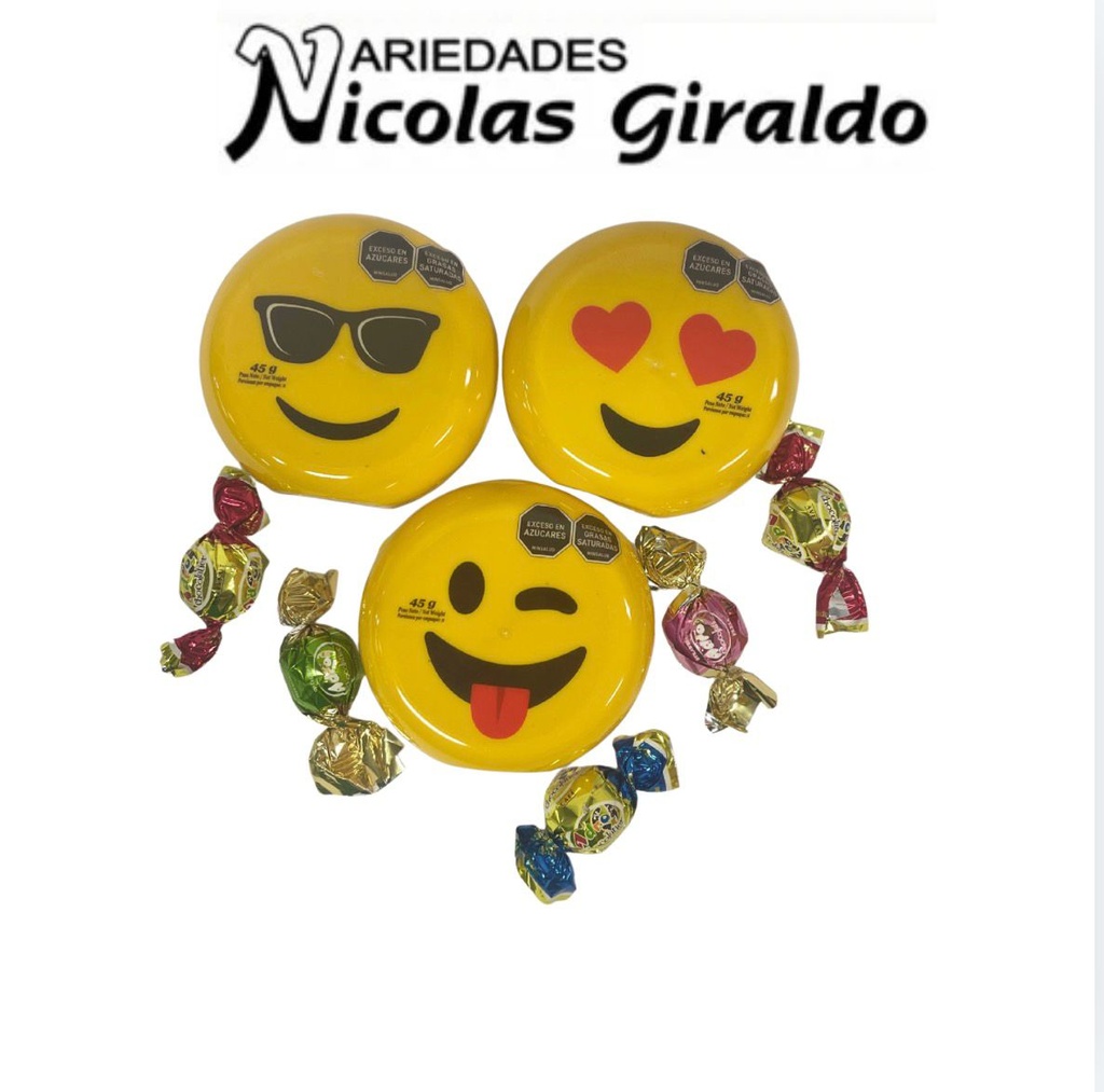 [E04-CH] Chocolate adro estuche emoji