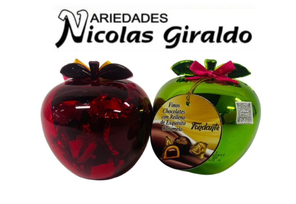 Chocolate adro estuche manzana