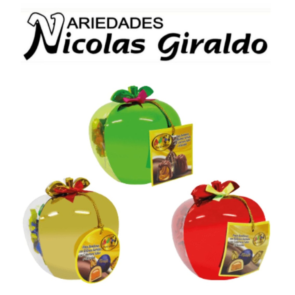 [E50-CH] Chocolate adro estuche manzana