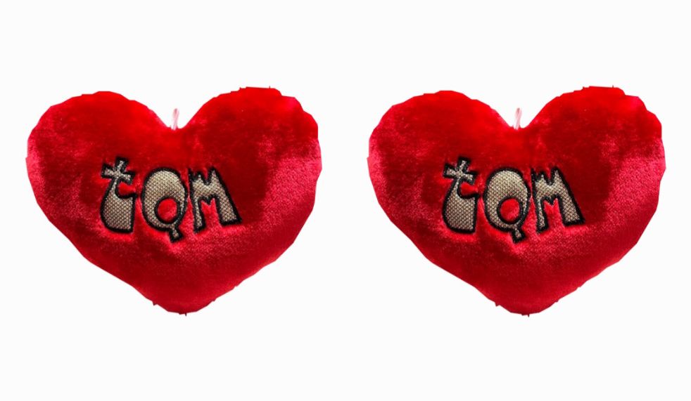 [100266] Cojin corazon 25x23 toda ocasion cariñitos