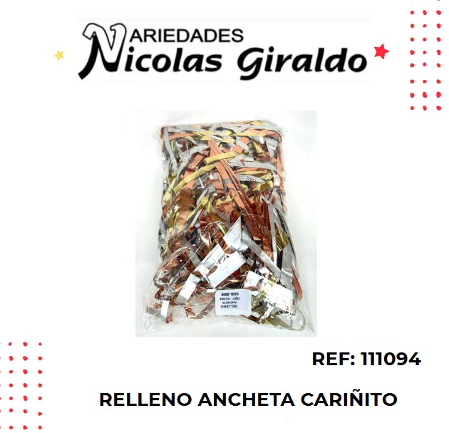 Relleno ancheta cariñito