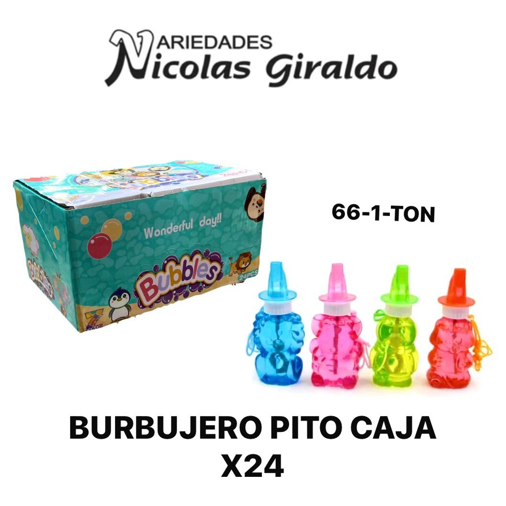 @Burbujero pito pequeño caja x24