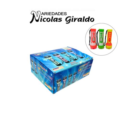 [DK-2911] DK-2456@Llavero linterna neon mediana caja x48