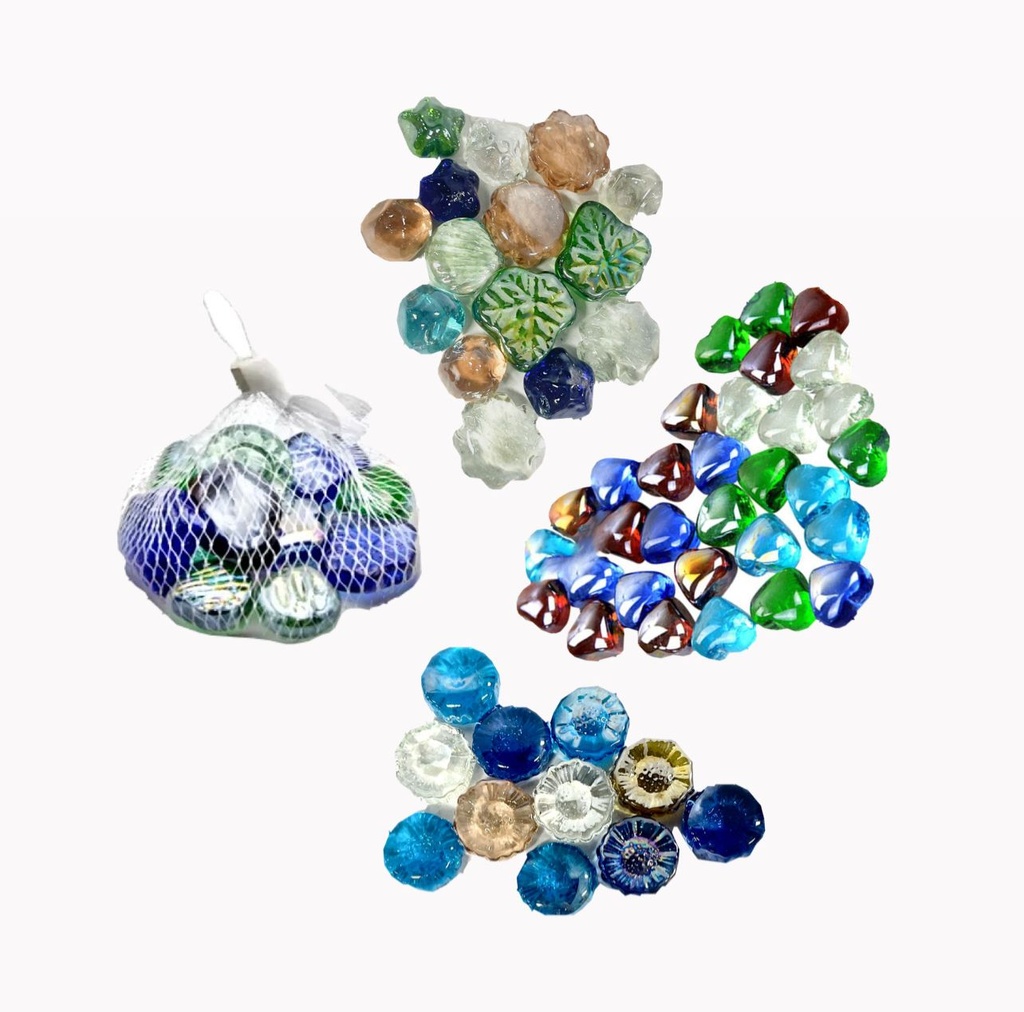 Gema decorativa forma surtidas x16 