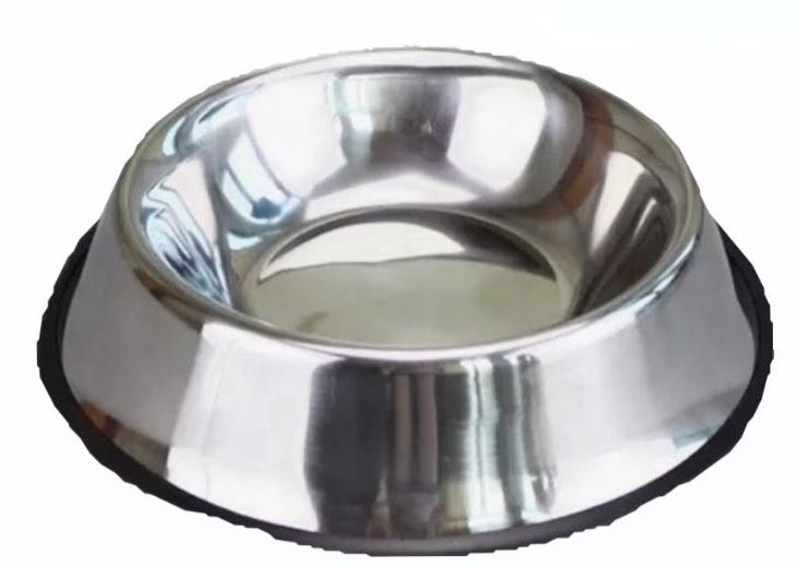 Comedero para mascota metalica x1 grande 22 CM