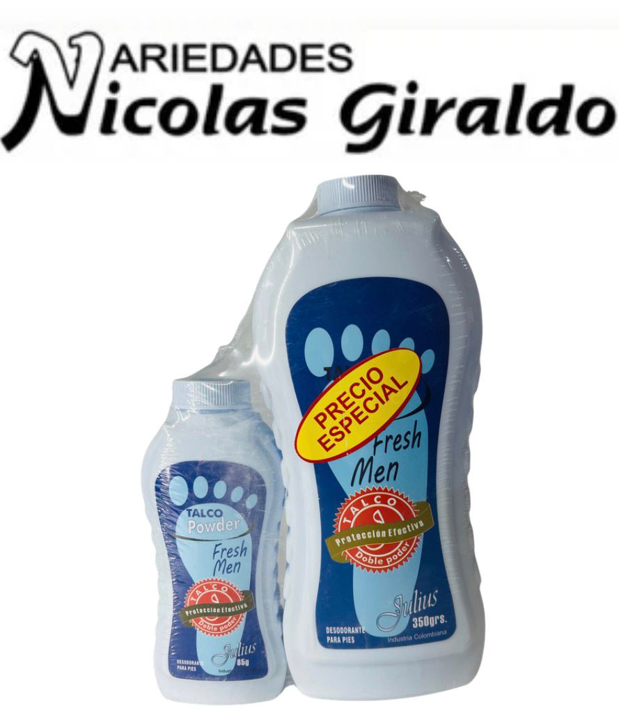 Talco oferta julius 350+85