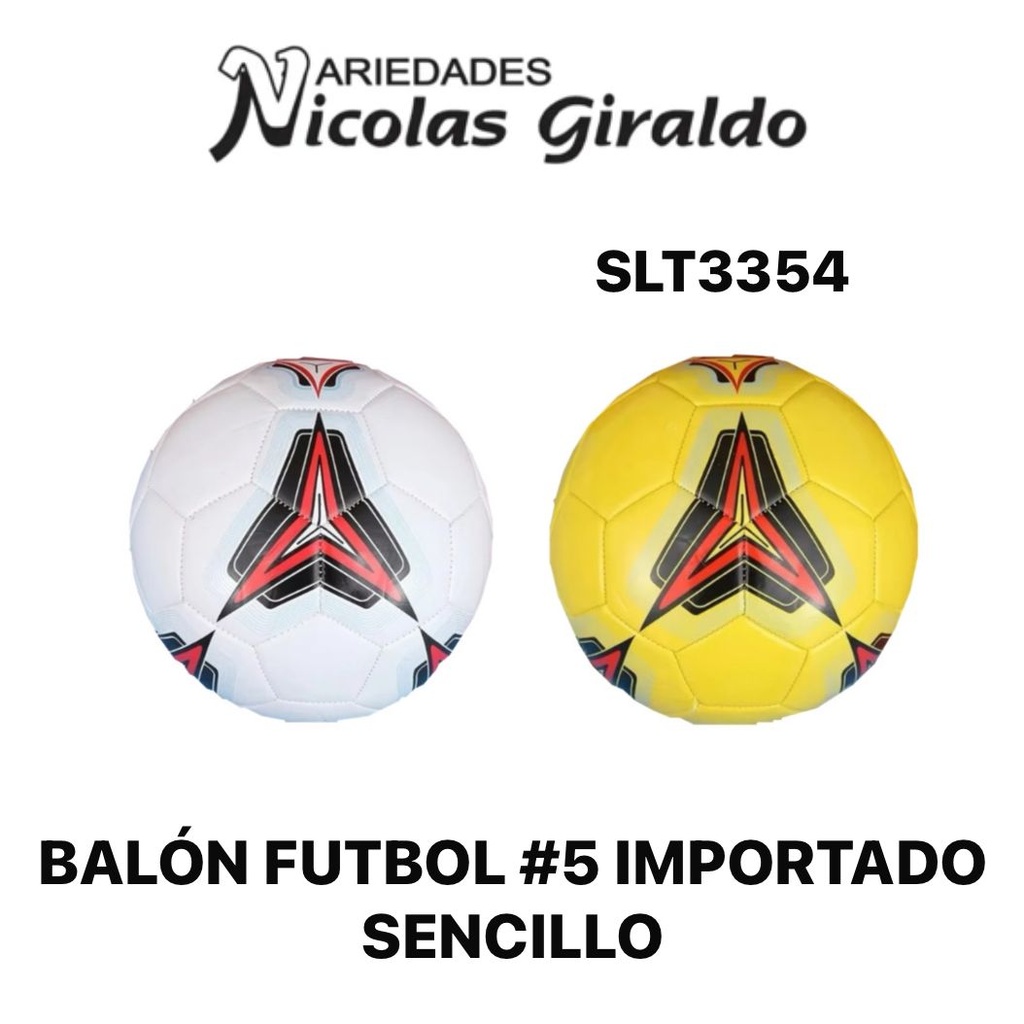 @Balon futbol #5 importado sencillo  