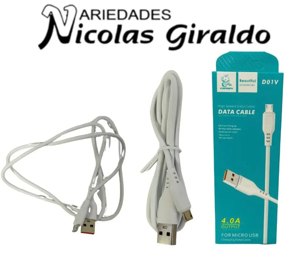 (D01V) Cable usb a micro usb V8