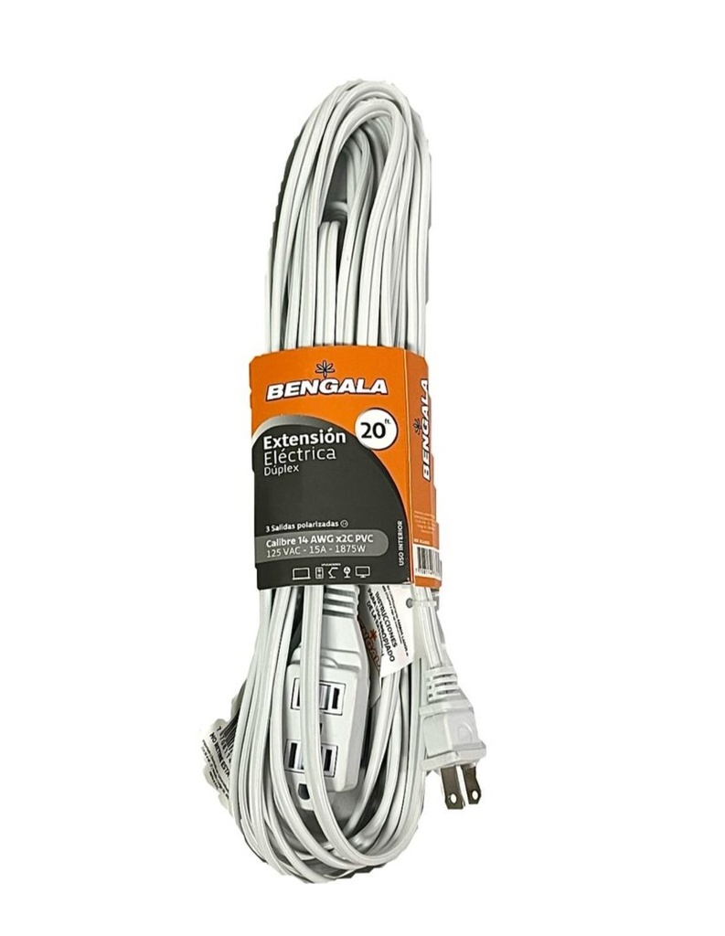 Extension blanca bengala x20 ft 