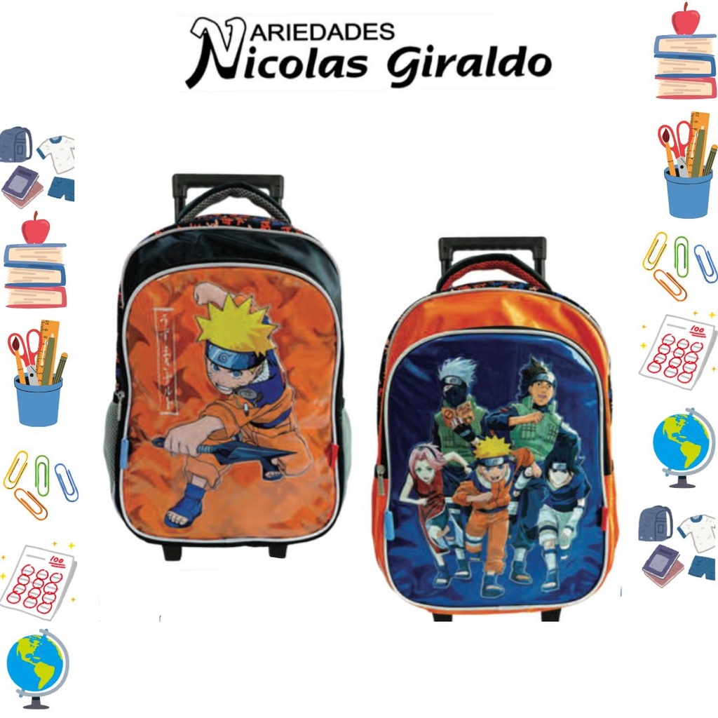Morral primavera ruedas grande naruto
