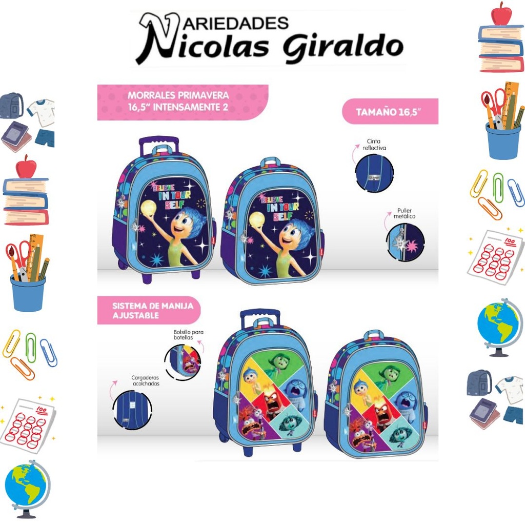 Morral primavera personaje grande intensamente 2