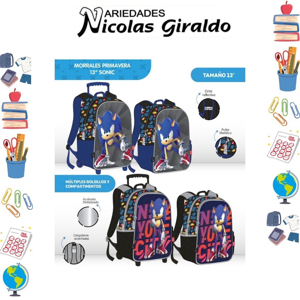 Morral primavera personaje pequeño sonic