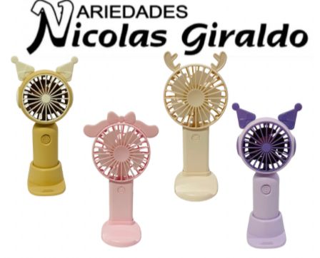 (KTB-1189)Ventilador recargable mini