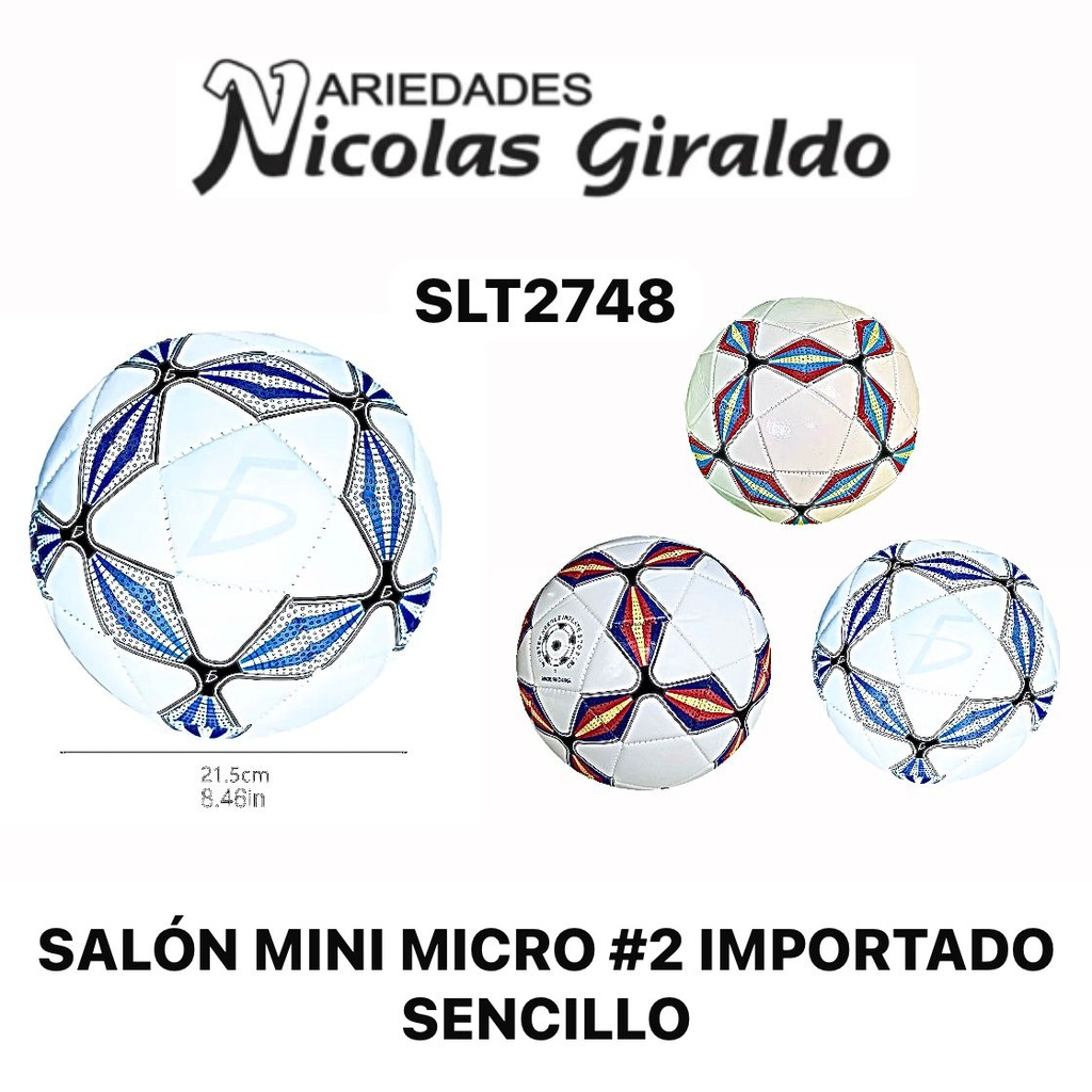 @Balon mini micro #2 importado sencillo  