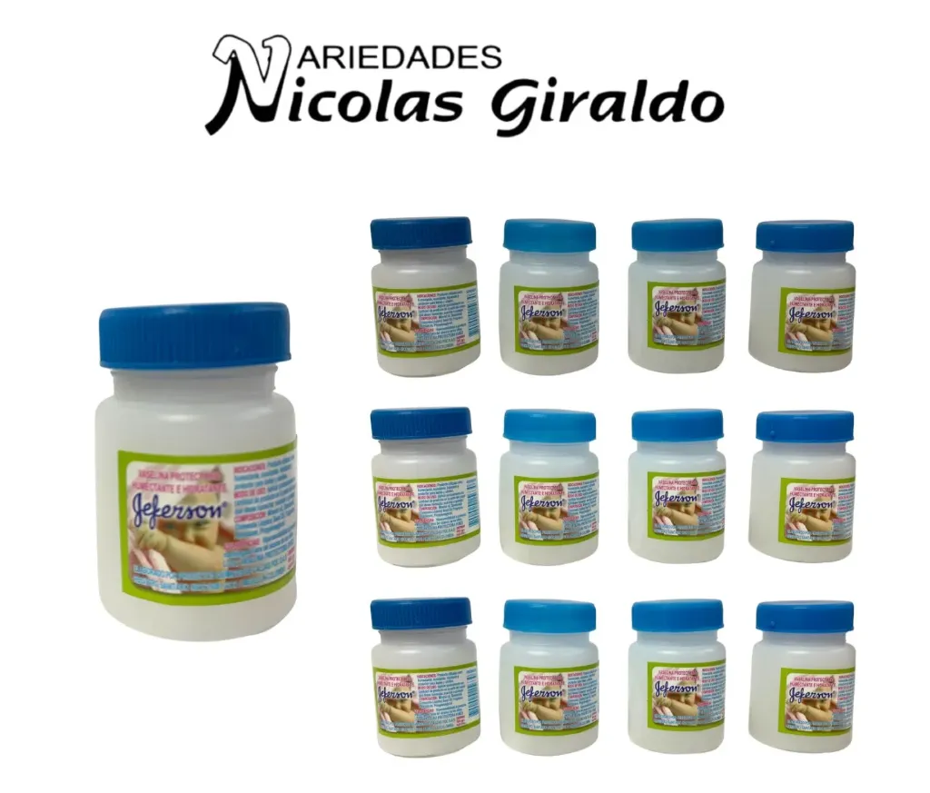 Vaselina jeferson x60 ml mediana paquete x12