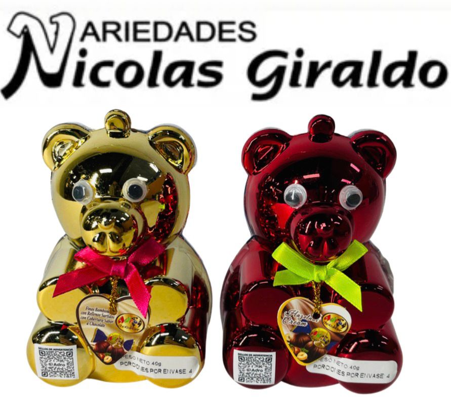 Chocolate adro estuche super oso