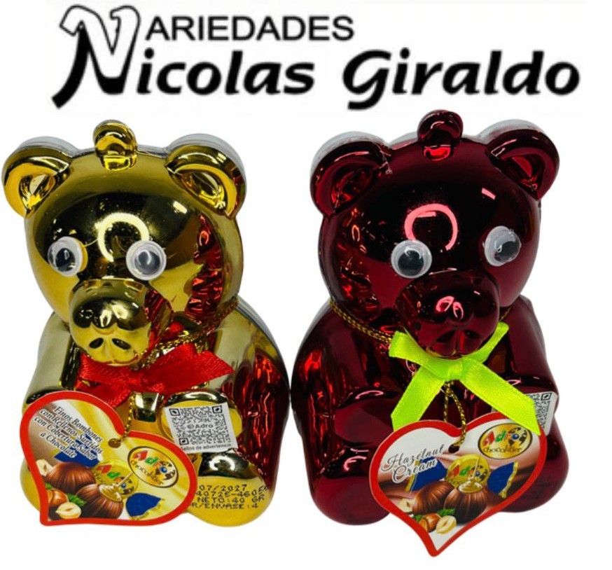 Chocolate adro estuche super oso