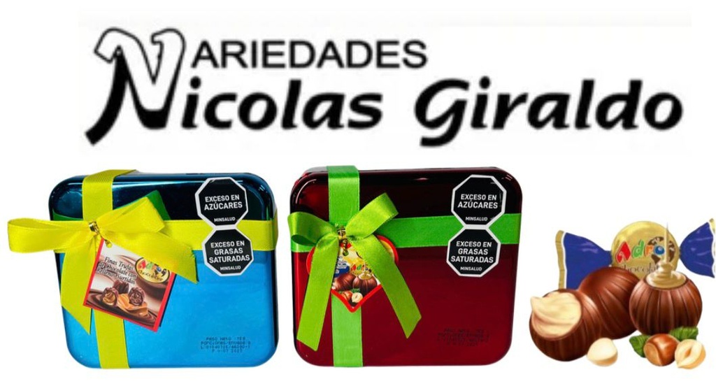 Chocolate adro estuche espejo