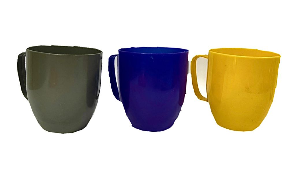 Pocillo plastico color grande PQT X12