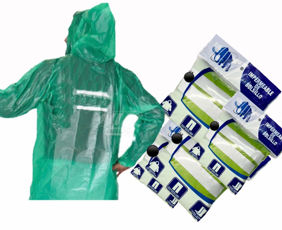 Impermeable reflectivo talla XL 