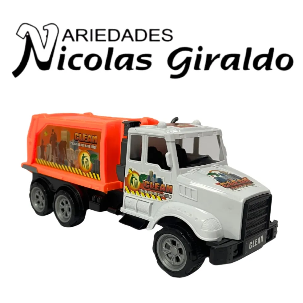 Carro constructor basurero mediano