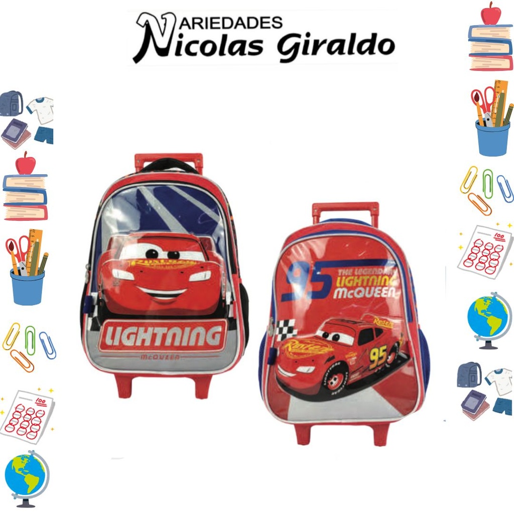 Morral primavera ruedas grande cars