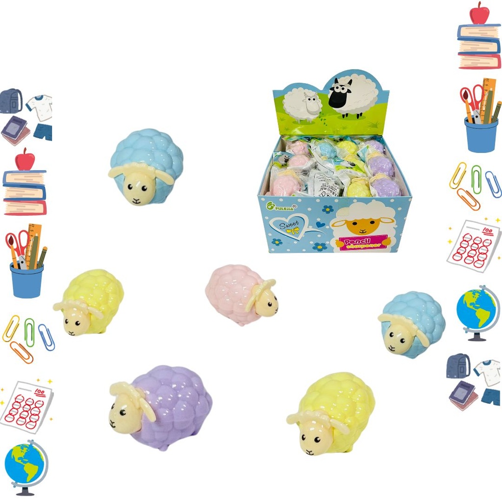 Sacapuntas deposito figura oveja caja x36