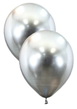 Bomba ballons r12x12 satin plata 