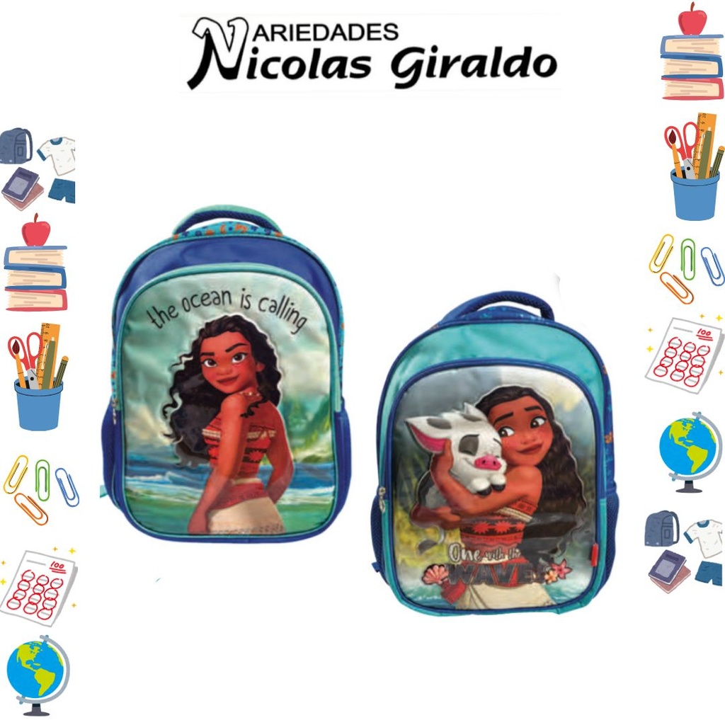 Morral primavera personaje grande moana