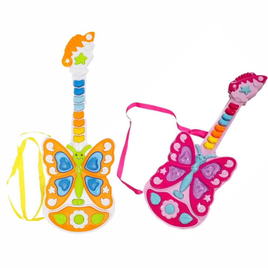 @Guitarra musical mariposa grande  