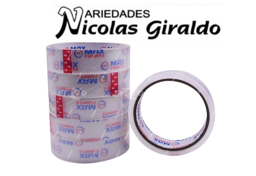 Cinta impronta 24mm x40mts max fuerte tubo x6